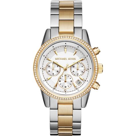 michael kors two tone watch uk